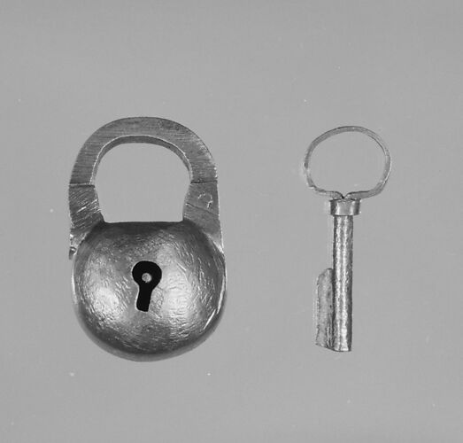 Padlock with key