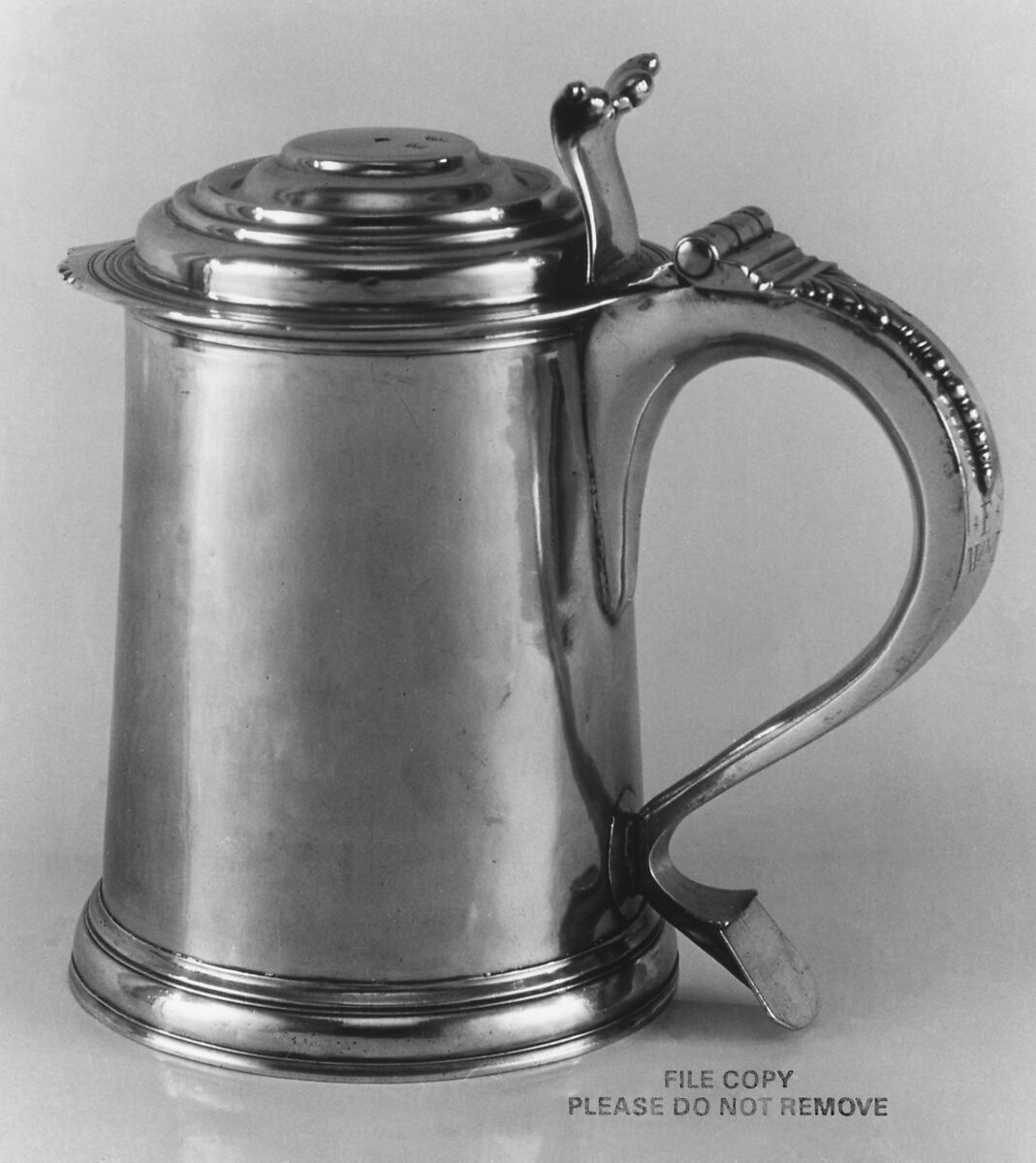 Tankard, David King (active 1688–1738), Silver, Irish, Dublin 