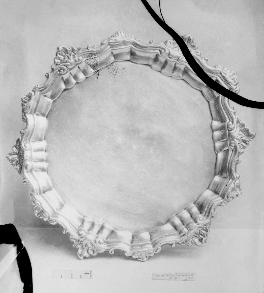 Salver, Possibly by William Homer (entered 1758, died 1773), Silver, Irish, Dublin 