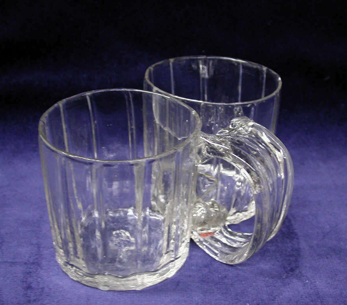 Cruet frame, Glass, French 