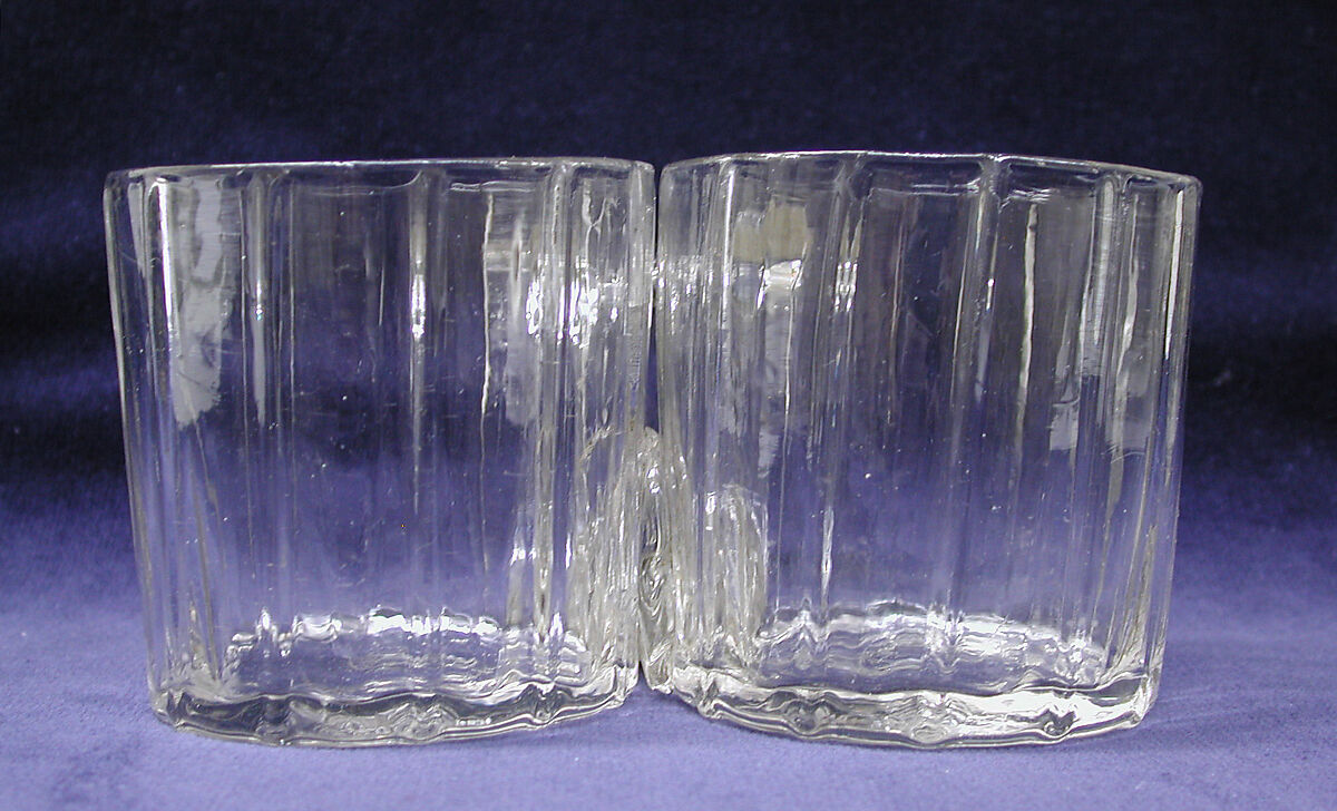 Cruet frame, Glass, French