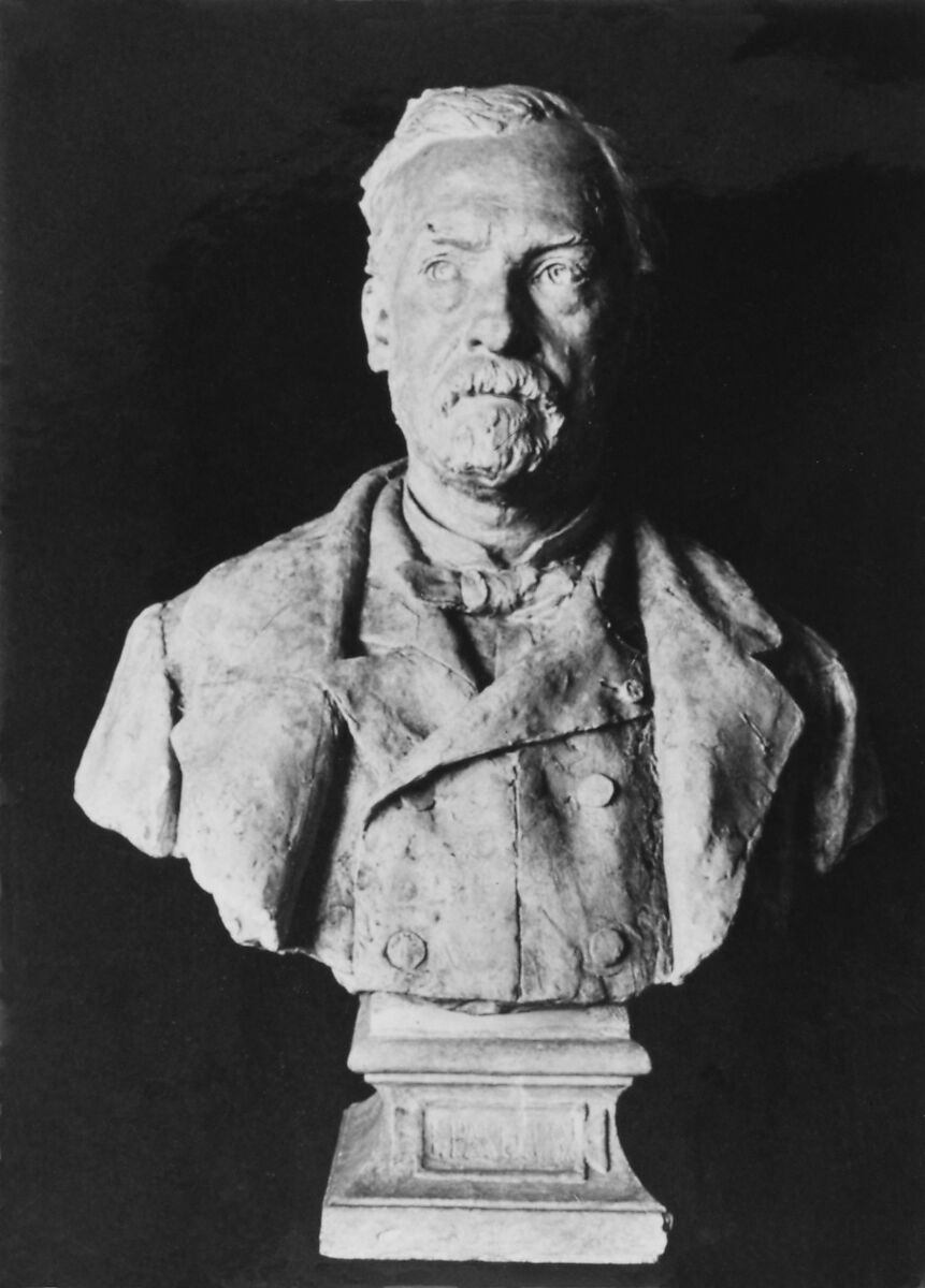 Louis Pasteur, Paul Dubois (French, Nogent-sur-Seine 1829–1905 Paris), Plaster, French 