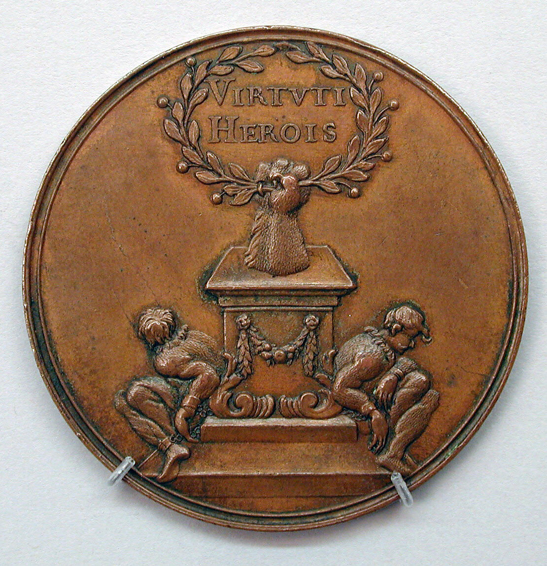 Victory of Imperial Bavarian Troops over Turks at Mohacz (Hungary), 1687, Medalist: Philipp Heinrich Müller (German, 1654–1719), Bronze, German