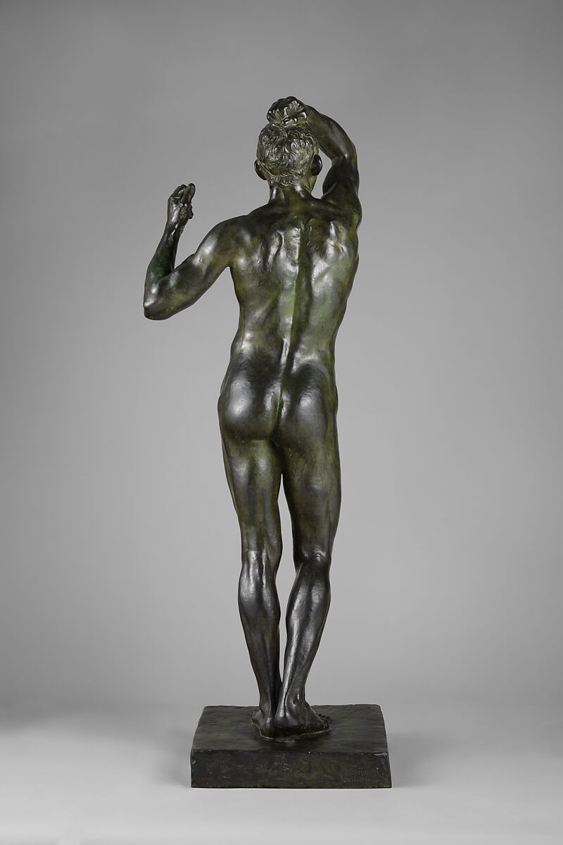 The Age of Bronze (L'Age d'airain), Auguste Rodin (French, Paris 1840–1917 Meudon), Bronze, French