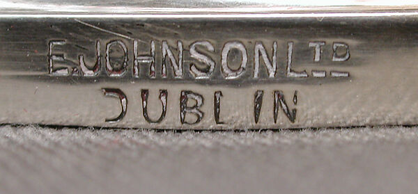 Dish ring, Edmond Johnson, Silver, Irish, Dublin