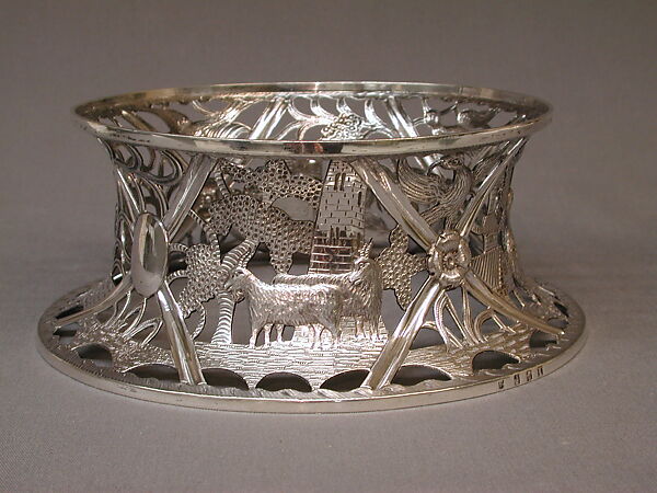 Dish ring, Edmond Johnson, Silver, Irish, Dublin 