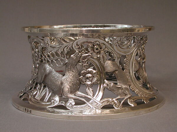 Dish ring, Edmond Johnson, Silver, Irish, Dublin 