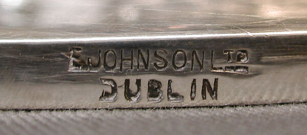 Dish ring, Edmond Johnson, Silver, Irish, Dublin
