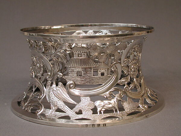 Dish ring, Edmond Johnson, Silver, Irish, Dublin