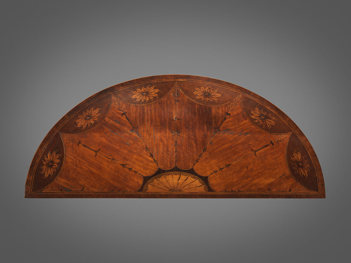 Side table (one of a pair), Satinwood, British