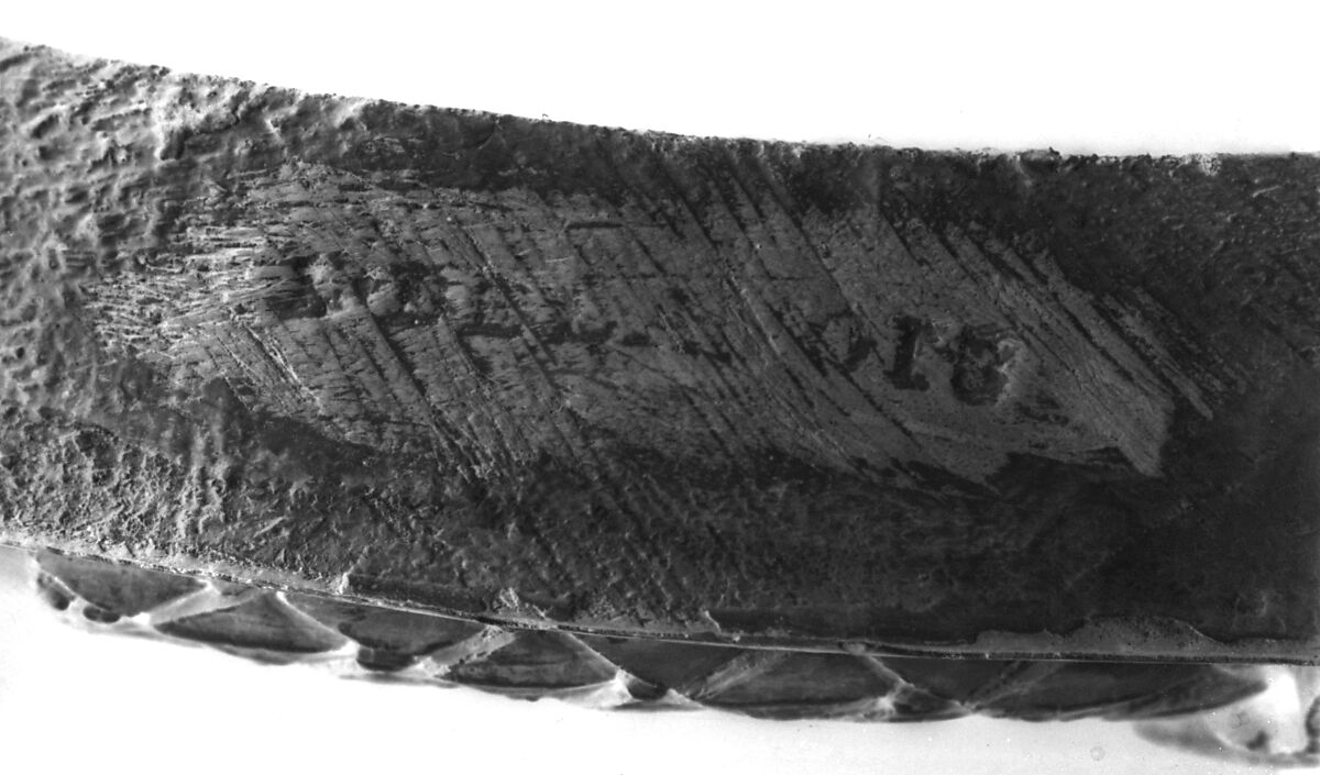 Armchair (fauteuil), Louis Delanois (French, 1731–1792), Carved and gilded walnut; silk brocade upholstery not original to frame, French, Paris