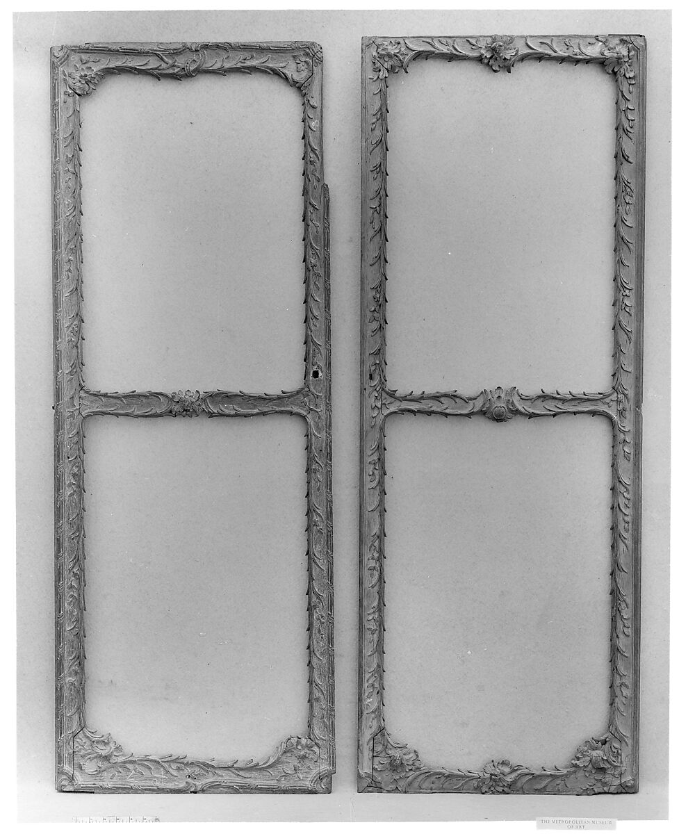 Set of bookcase doors, Oak, French