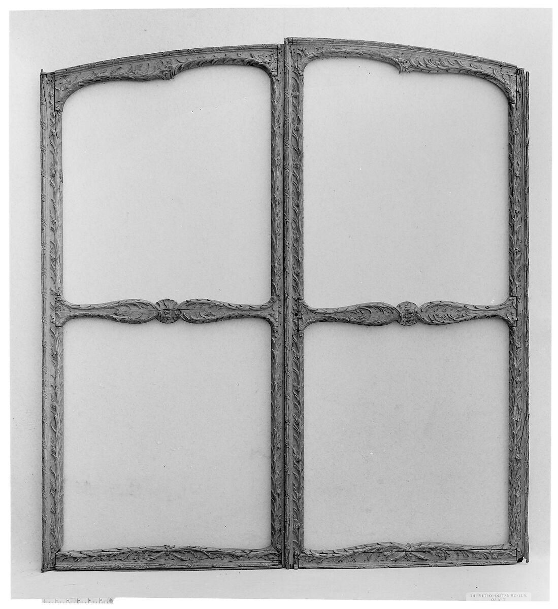 Set of bookcase doors, Oak, French