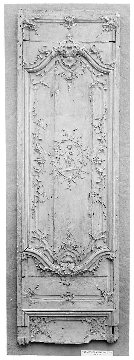 Door panel, Carved oak, French 