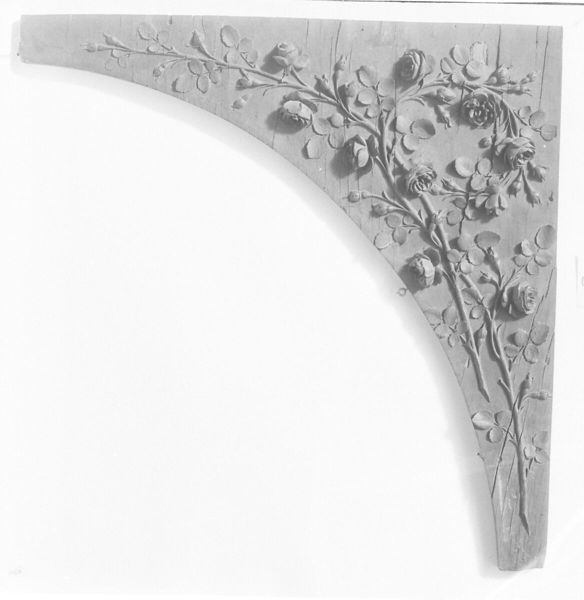 Set of four panels, Oak (?), French