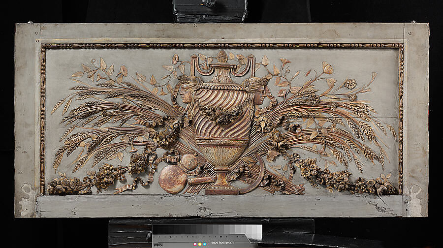 Panels depicting the Four Seasons, Probably by François Joseph Belanger (French, Paris 1744–1818 Paris), Wood, carved and gilt, French