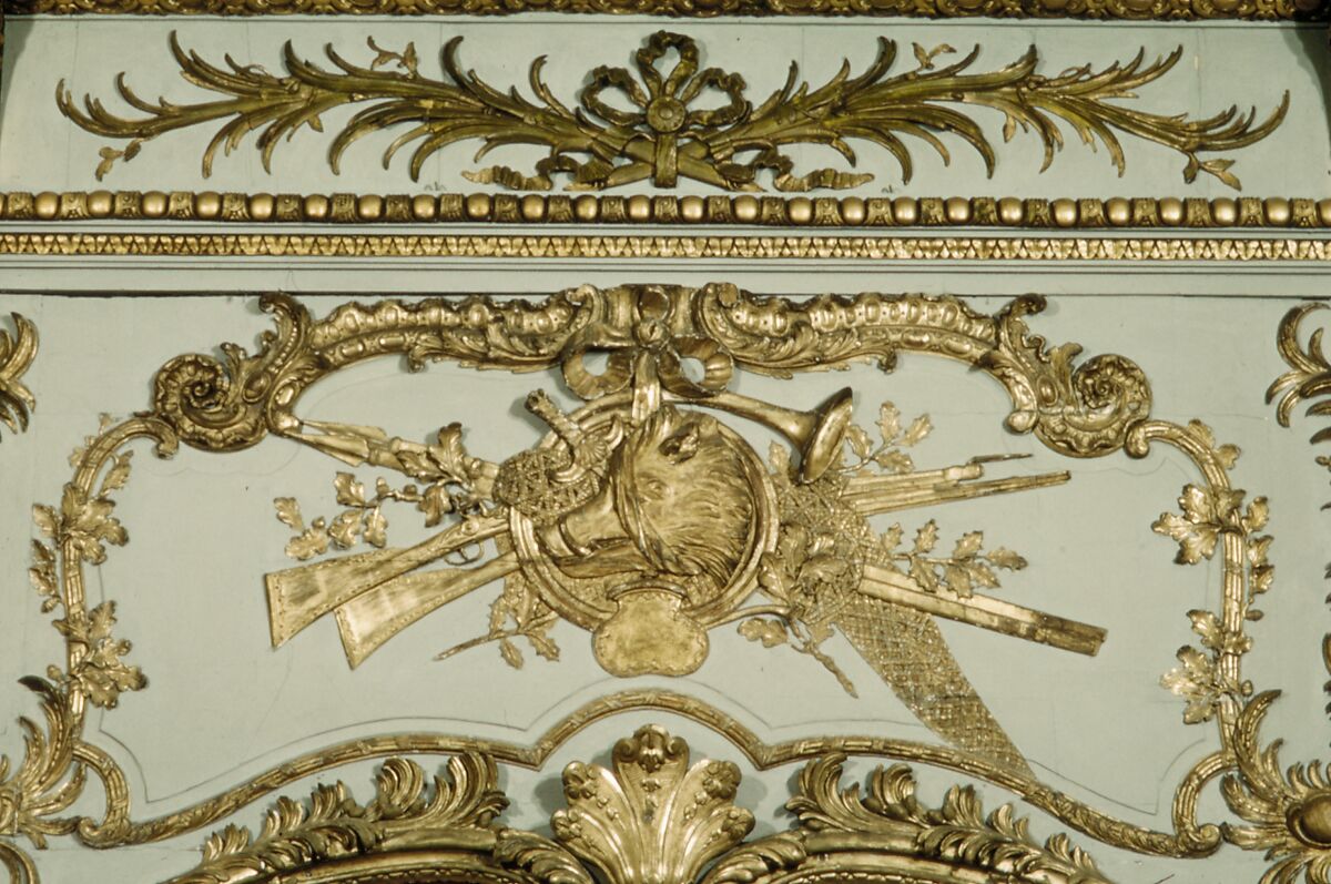 The Louis XV Room, Attributed to Jean-François Roumier (master 1788, recorded 1793), Carved, painted and gilded oak, French, Paris