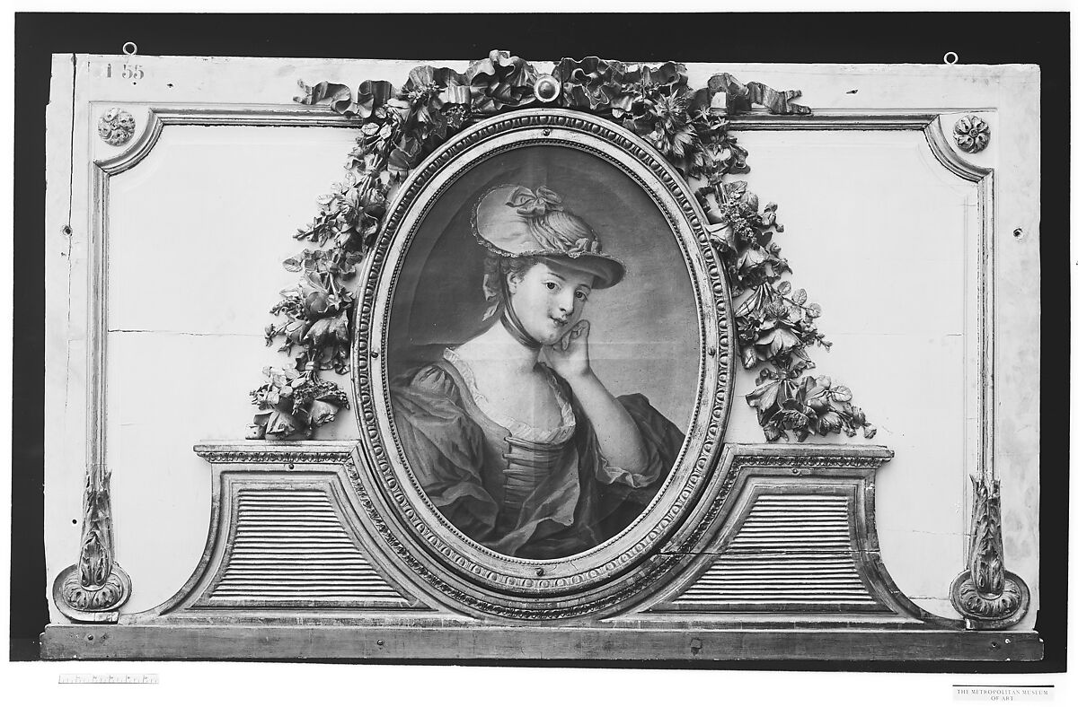 Woman in a straw hat (one of a set), French Painter  , ca. 1775, Oil on canvas, French