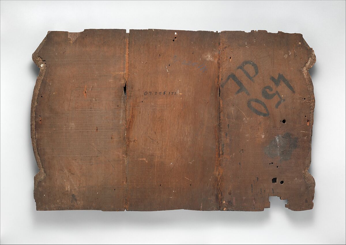 Door fragment, Oak, wax-polished, French