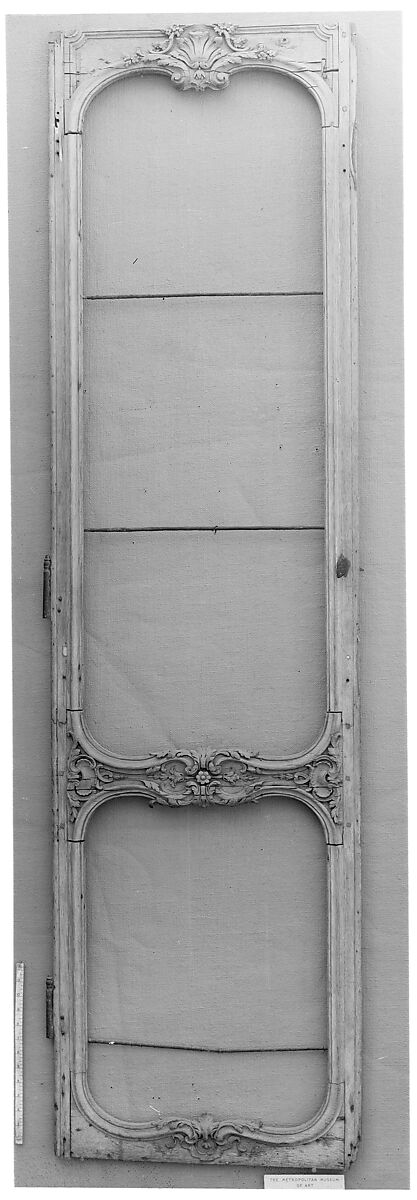 Bookcase door, Oak, French 