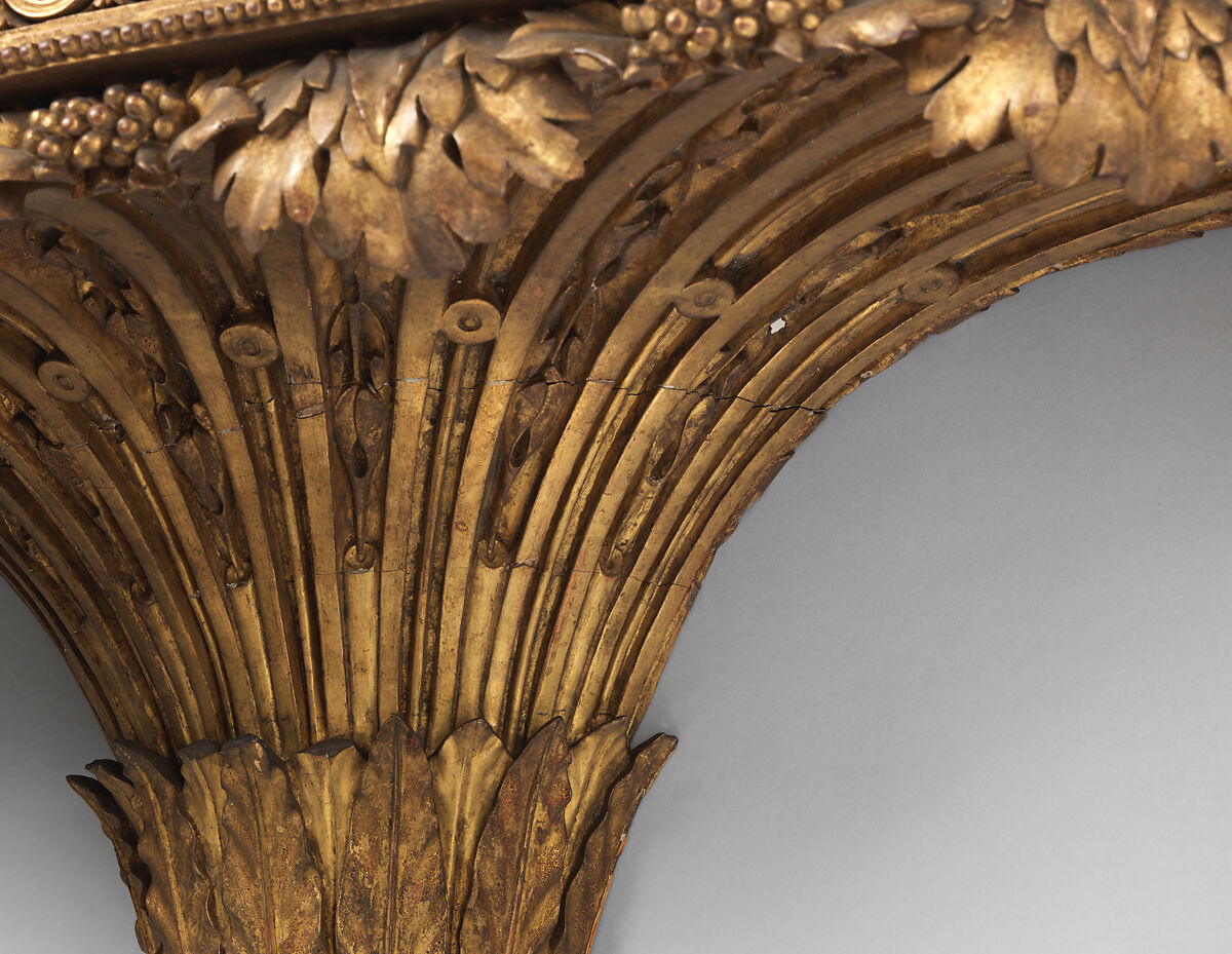Console table, Carved and gilded wood, French