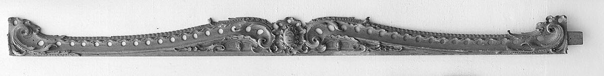 Frame fragment (Dessus d'alcove), Oak (?), French 