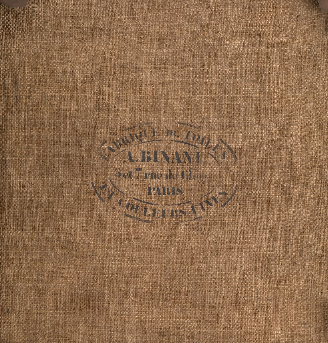 Cupid Seated on a Garland, Oil on canvas, French