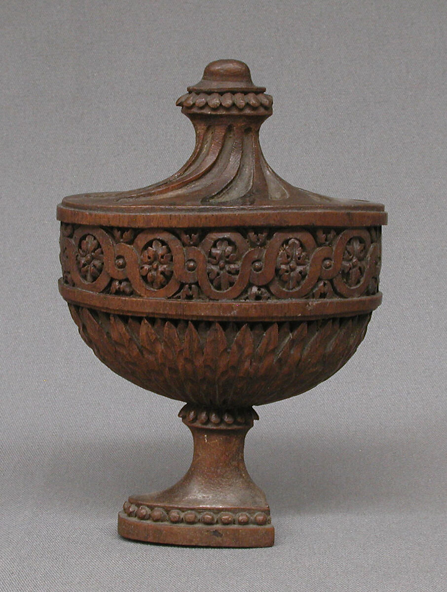 Vase detail, Walnut, French 