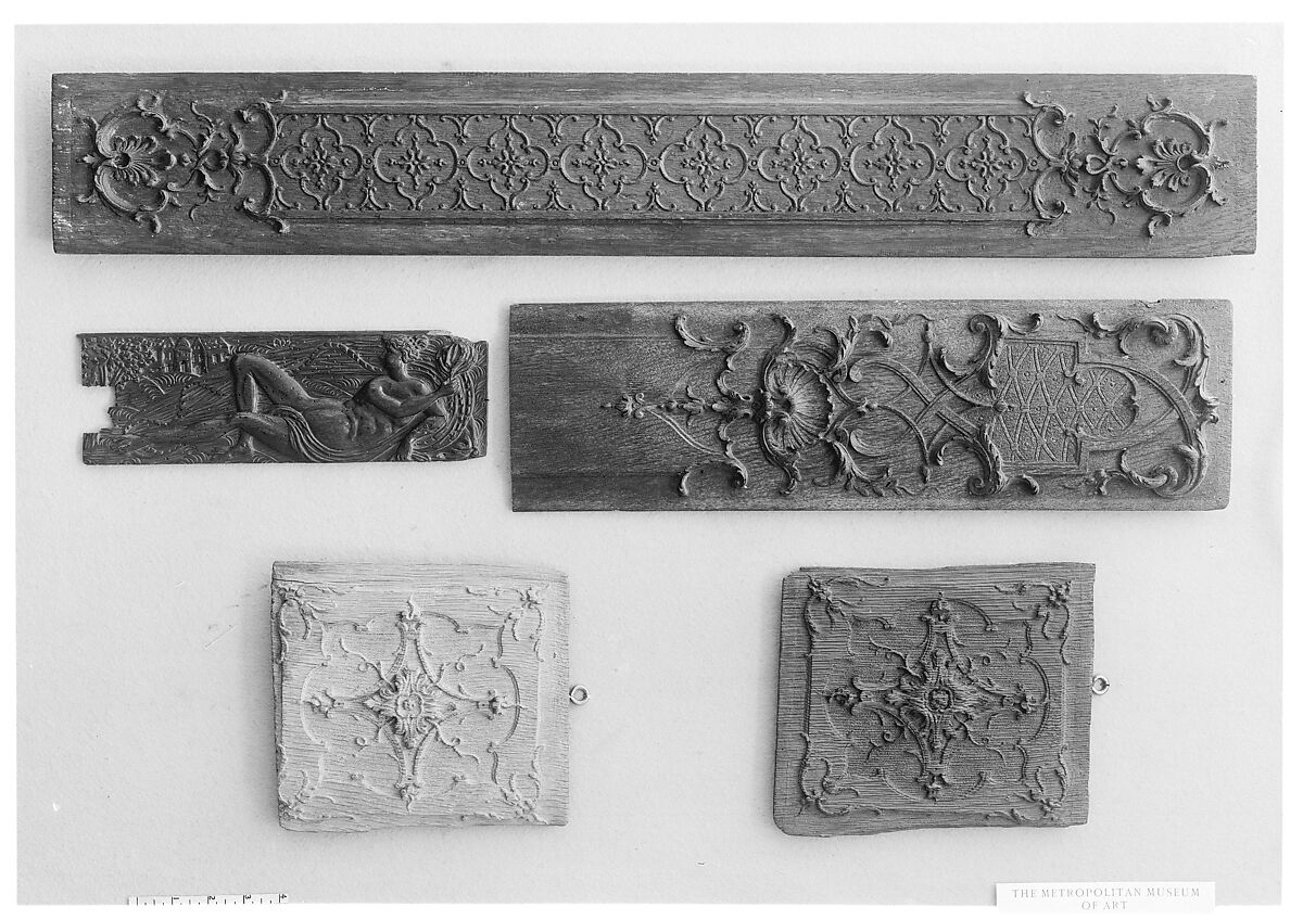 Panel fragment, Style of Barthélemy Prieur (French, Berzieux ca. 1536–1611 Paris), Carved walnut (?), French 