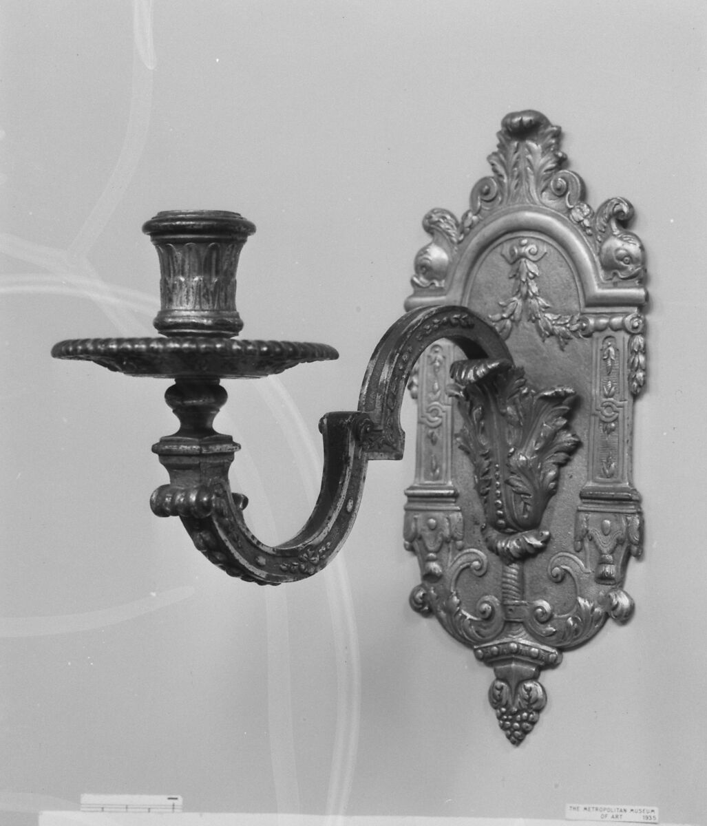 Wall bracket, Gilt bronze, French 