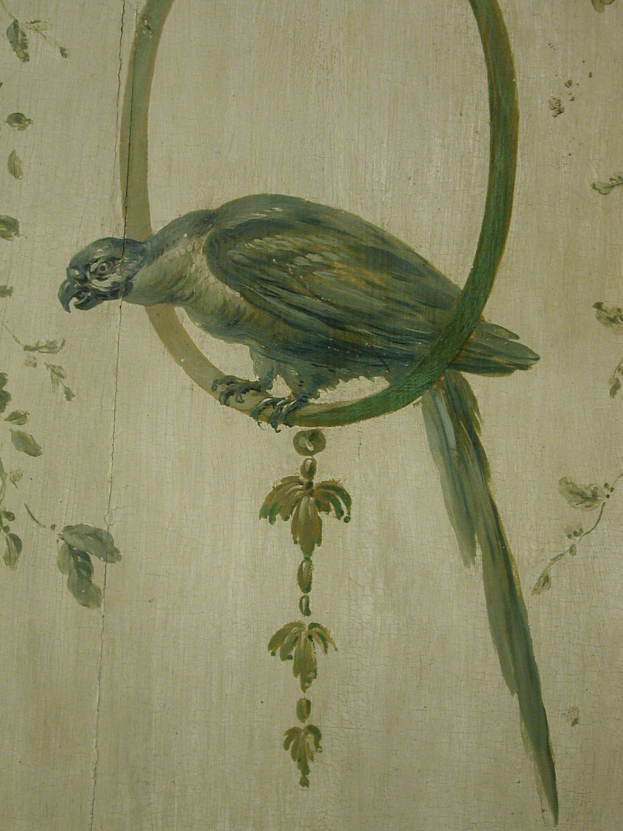 Door panel, Manner of Jean-Baptiste Oudry (French, Paris 1686–1755 Beauvais), Oak, painted and gilded, French