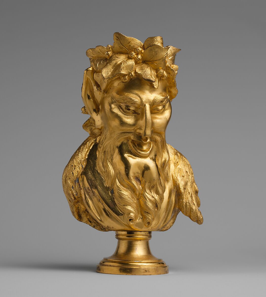 Pair of busts, Gilt bronze, French