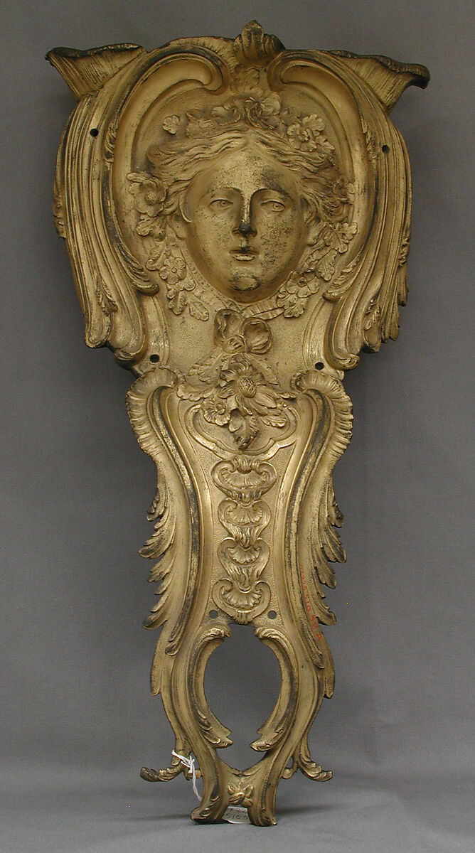 Set of four mounts, Gilt bronze, French