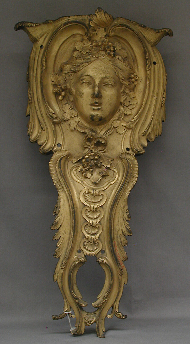 Set of four mounts, Gilt bronze, French