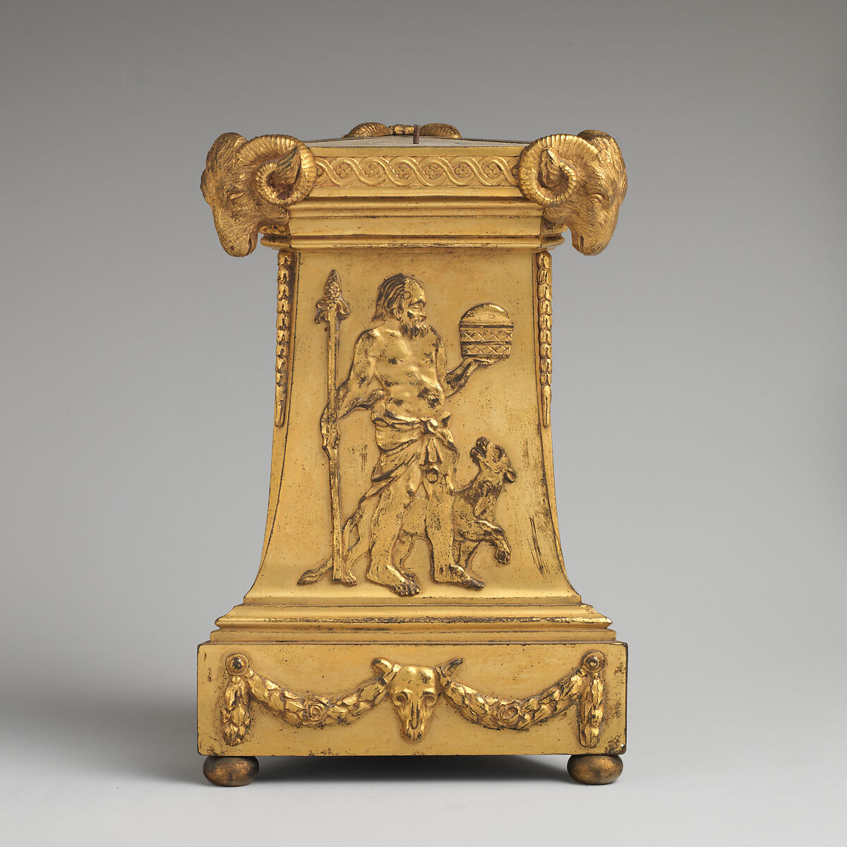 Pedestal, Matthew Boulton (British, Birmingham 1728–1809 Birmingham), Gilt bronze, British, Soho near Birmingham