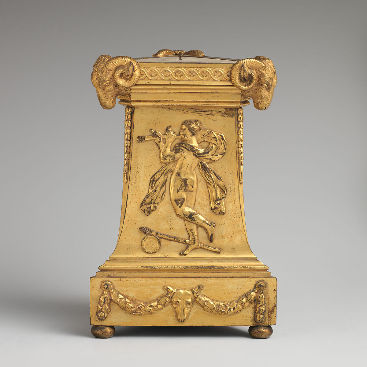 Pedestal, Matthew Boulton (British, Birmingham 1728–1809 Birmingham), Gilt bronze, British, Soho near Birmingham