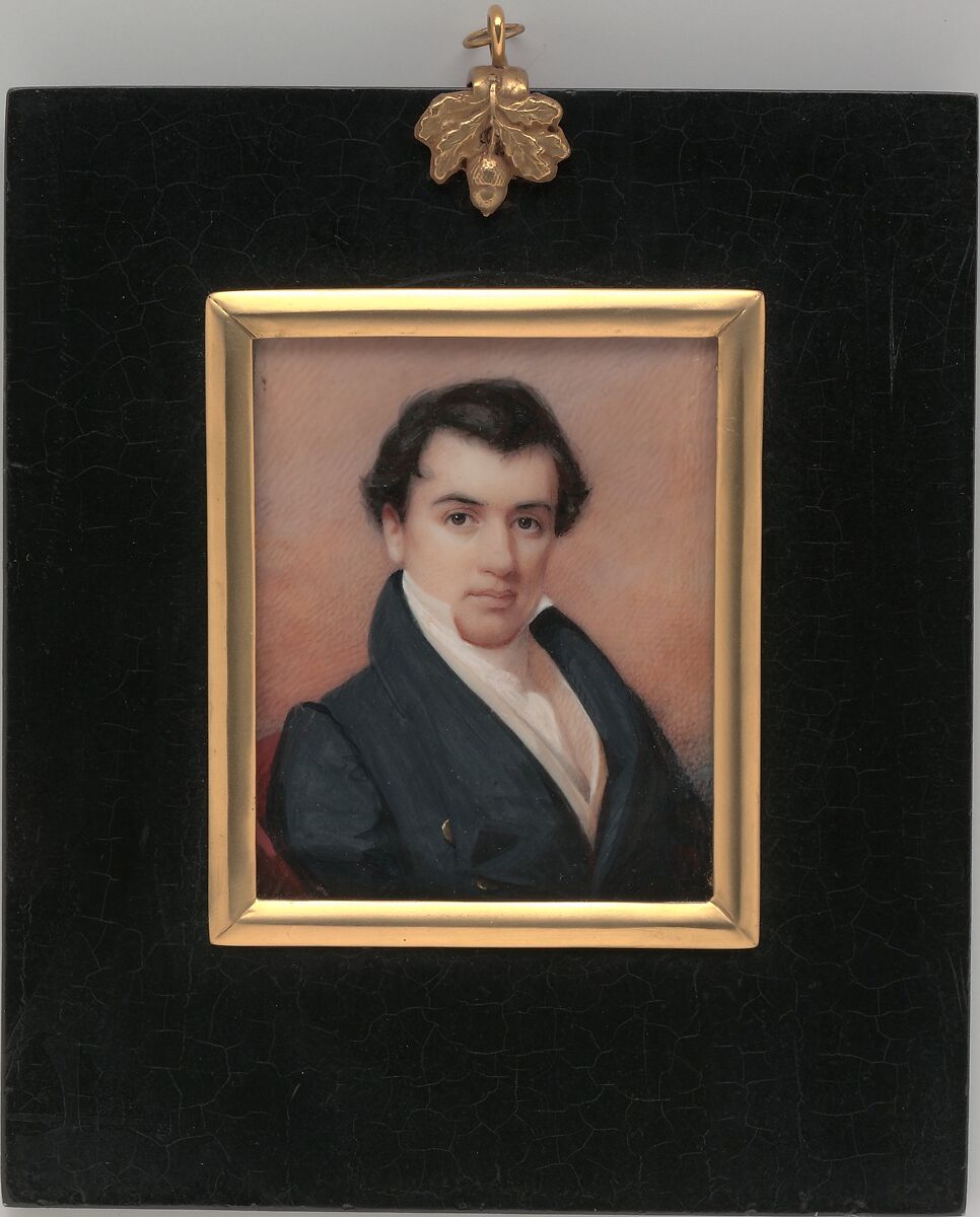 John Neagle, Daniel Dickinson (1795–1877), Watercolor on ivory, American 