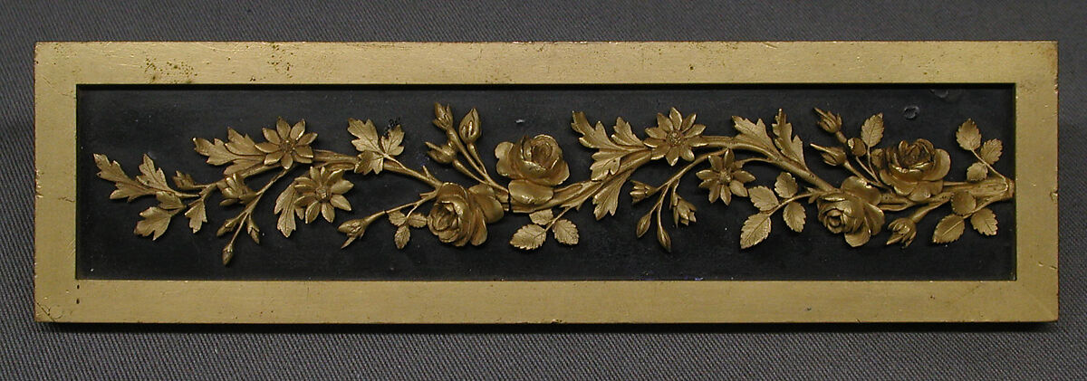 Ornament, Gilt bronze, enamel, French 