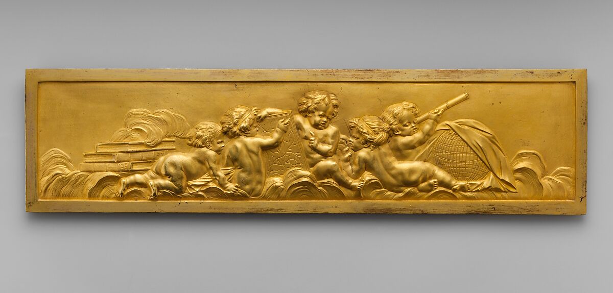 Allegory of Science, François Rémond (French, Paris 1747–1812 Paris), Gilt bronze, French