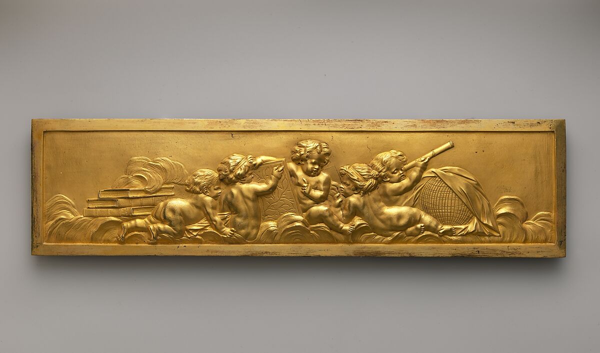 Allegory of Science, François Rémond  French, Gilt bronze, French