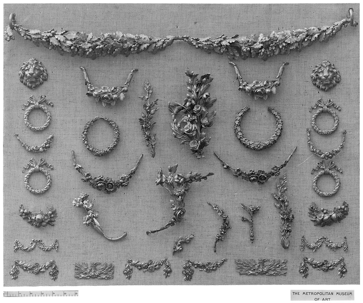 Chute, Gilt bronze, French