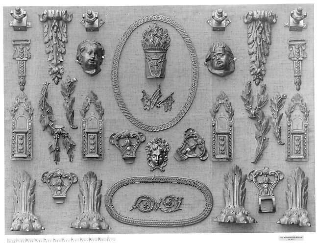 Part of a panel ornament