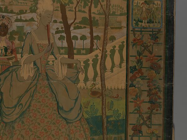 Cartoon, Gobelins Tapestry Looms Company (New York, established 1920)  , New York, NY, Oil on canvas, American