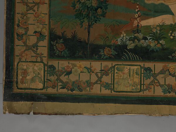 Cartoon, Gobelins Tapestry Looms Company (New York, established 1920)  , New York, NY, Oil on canvas, American