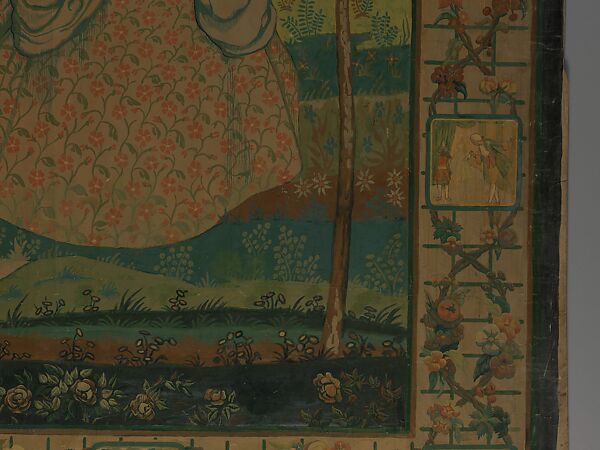 Cartoon, Gobelins Tapestry Looms Company (New York, established 1920)  , New York, NY, Oil on canvas, American