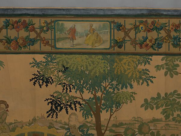 Cartoon, Gobelins Tapestry Looms Company (New York, established 1920)  , New York, NY, Oil on canvas, American