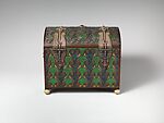Box, Marie Zimmermann (American, Brooklyn, New York 1879–1972 Punta Gorda, Florida), Wood, ivory, patinated silver, nickel-plated brass, steel, amethyst, and semi-precious quartz, American
