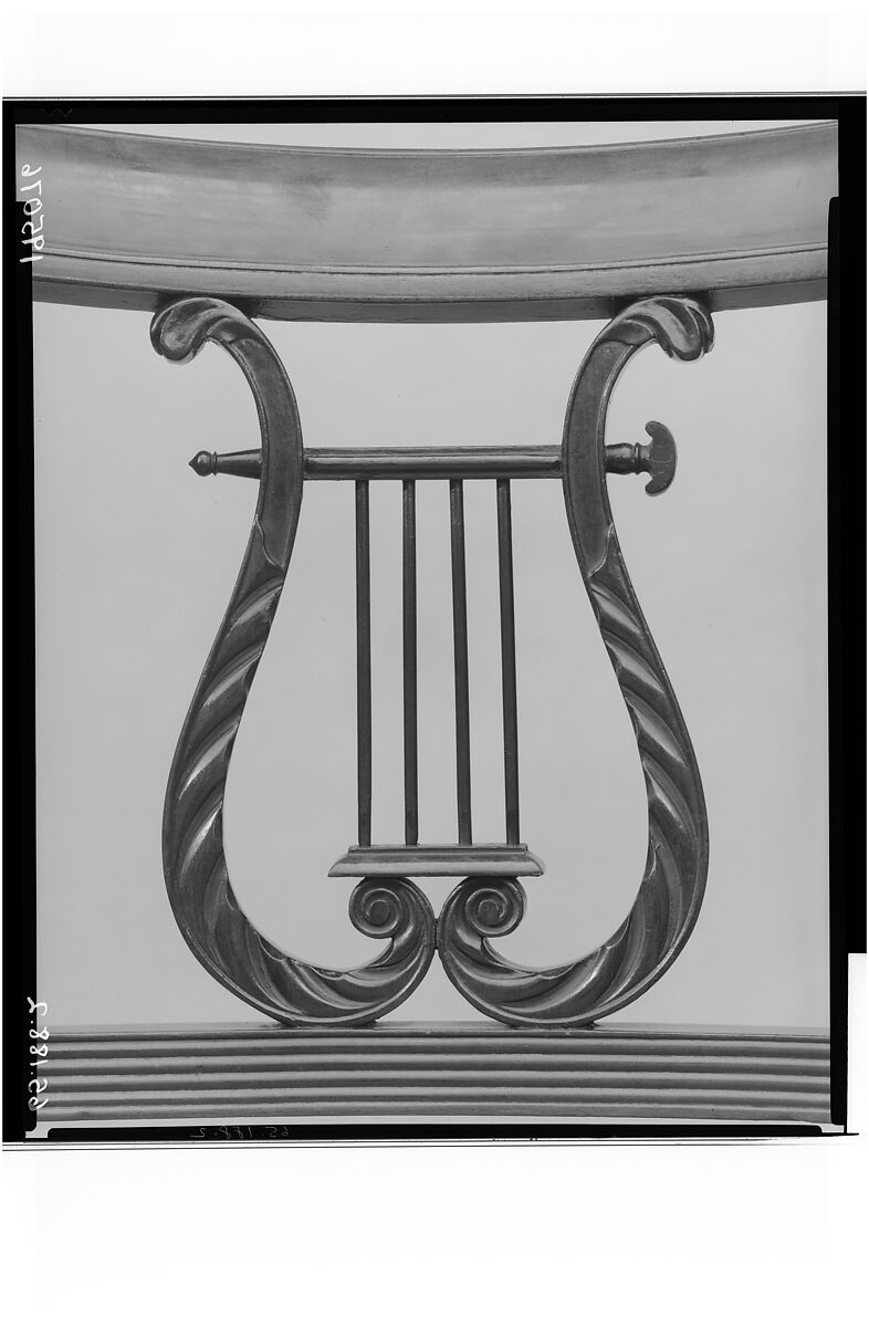 Side Chair, Mahogany with ash, yellow poplar, American