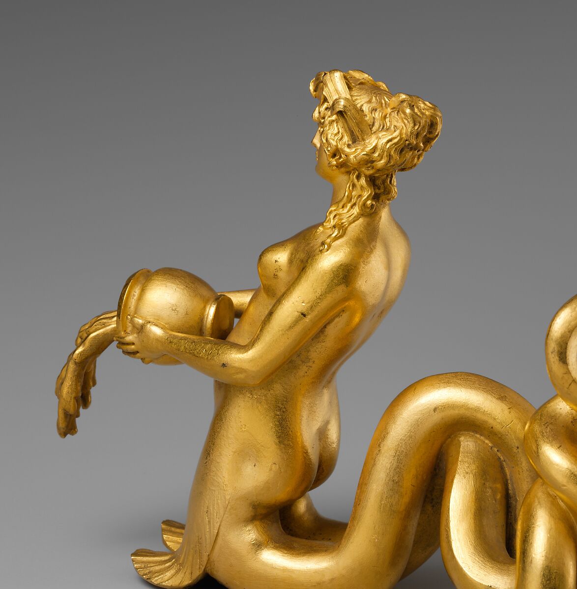 Pair of finials, Gilt bronze, French