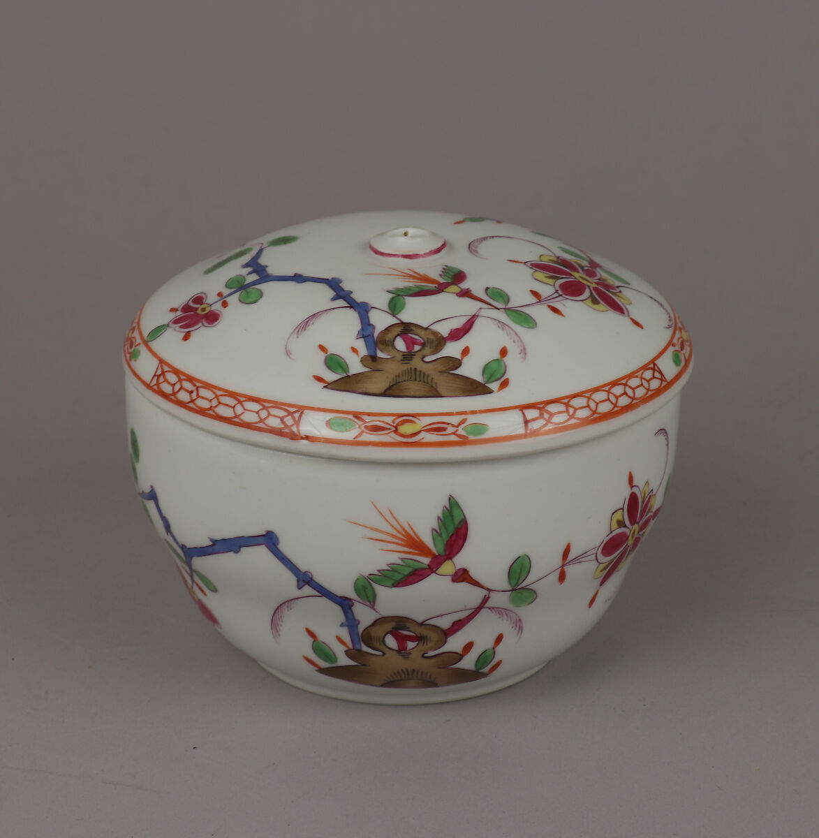 Sugar bowl, Meissen Manufactory (German, 1710–present), Hard-paste porcelain, German, Meissen 